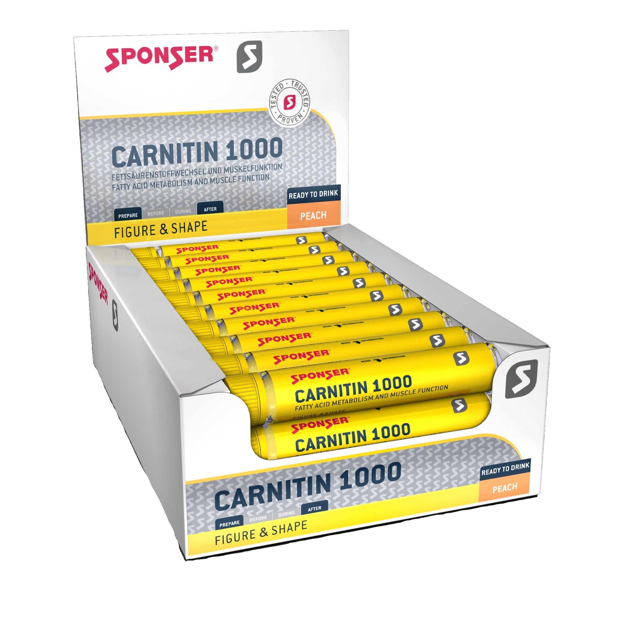 Carnitin 1000 - Pfirsich (30 x 25ml)