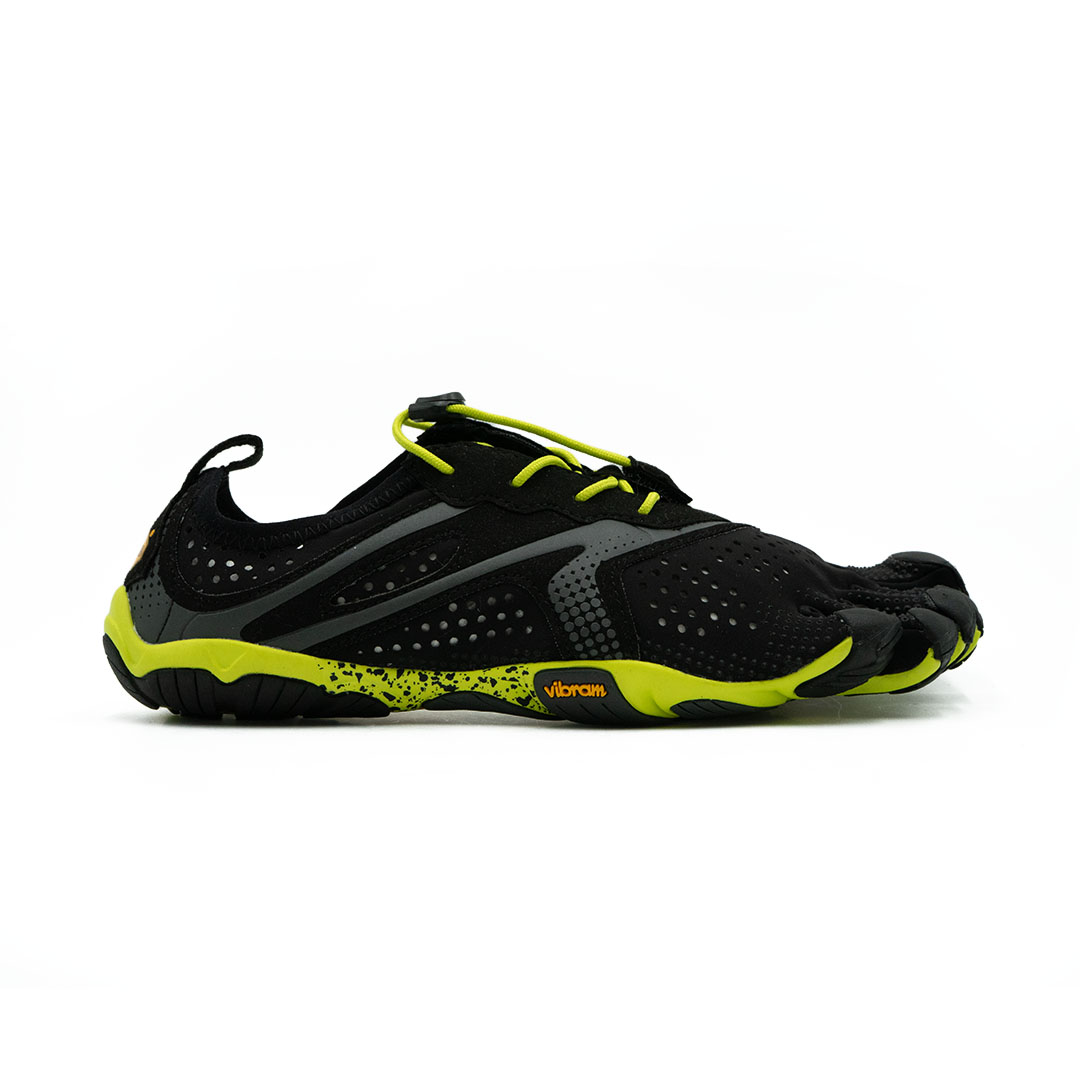 VIBRAM  Five Fingers V-Run - Chaussures running homme Black Yellow 40